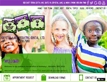 Tablet Screenshot of clpediatricdental.com